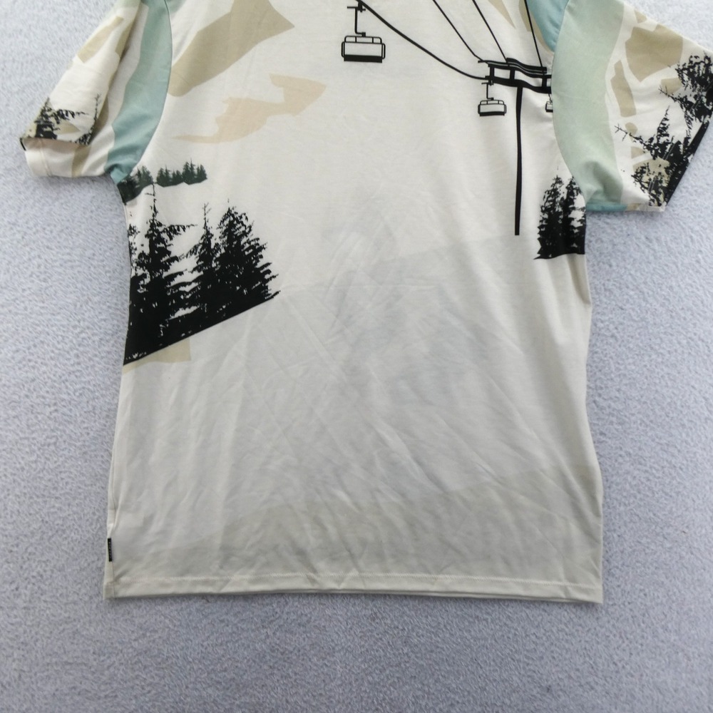 Locale Shirt Mens Large Gore Mountain Ski Resort Graphic White Short Sleeve New - Picture 9 of 10